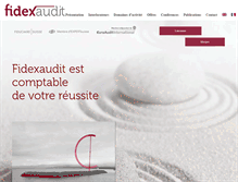 Tablet Screenshot of fidexaudit.ch